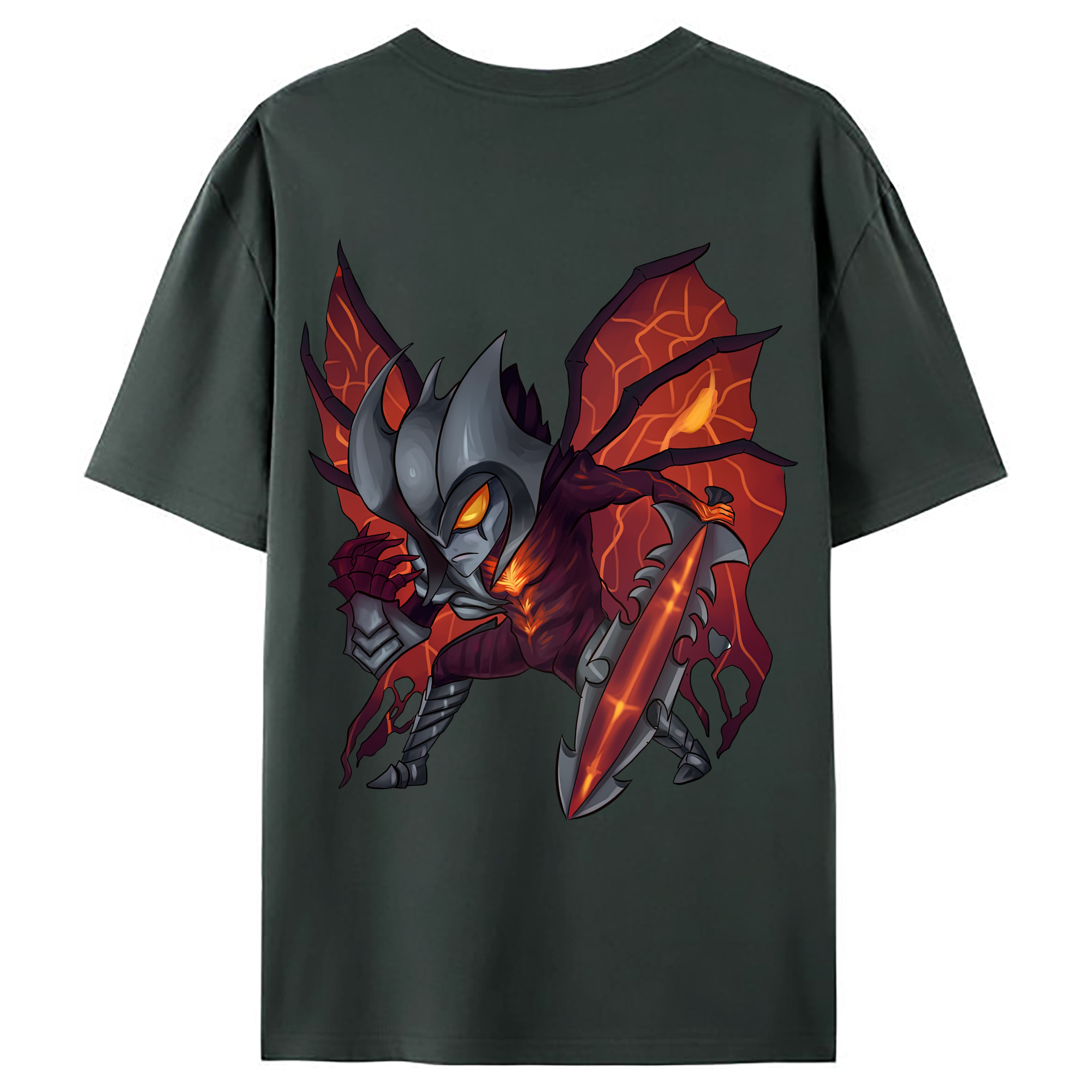（画像用） リーグ・オブ・レジェンド League of Legends LOL 綿100％ メンズ半袖Tシャツ（バックプリント） 通気性